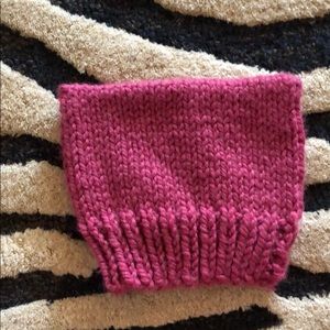 Cat Ears Hand Knit Hat